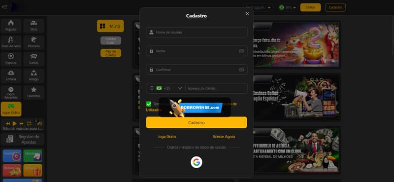 Site aposta futebol
